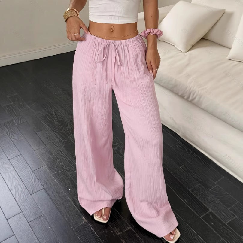 Damen weite Sommerhose mit Gummizug R&B