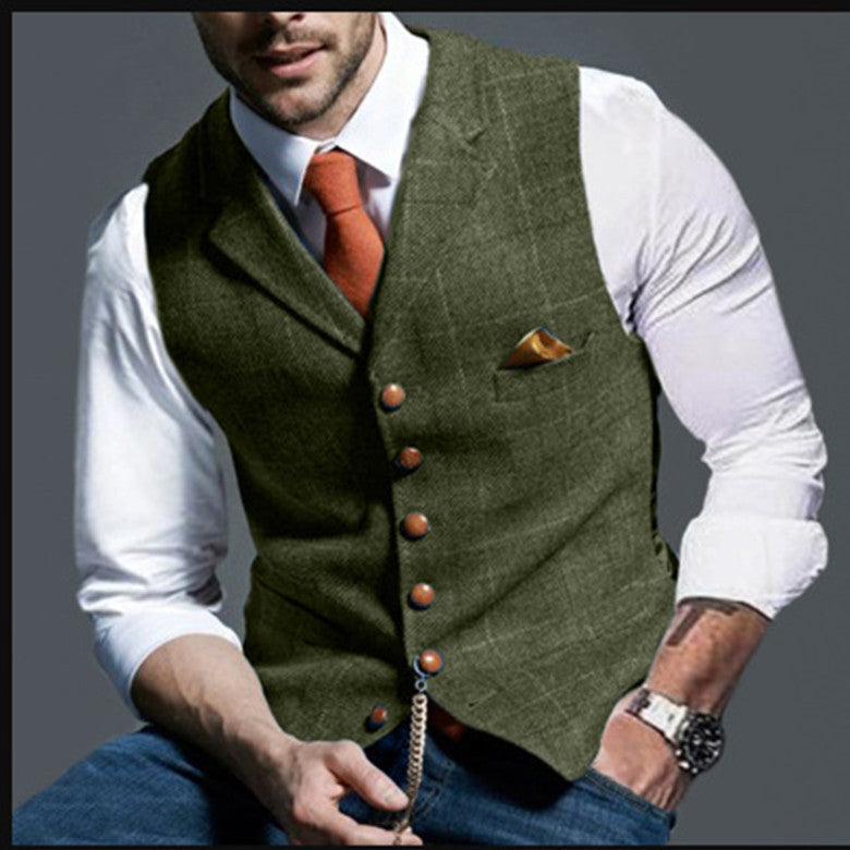 Herren elegante Weste R&B