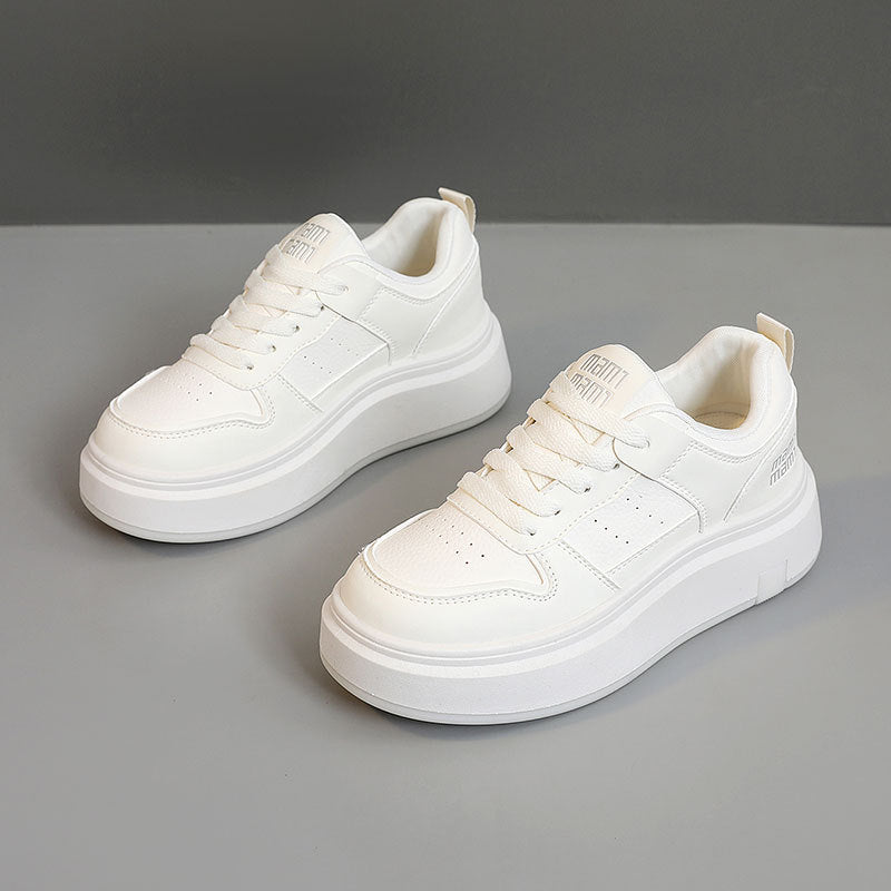 Damen sportive Plateau Sneakers mit atmungsaktivem Design und dämpfender Sohle R&B