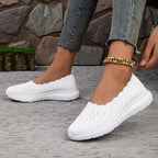 Damen Strick-Sneaker mit flexiblem Design und rutschfester Sohle