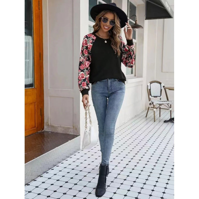R&B | Sweatshirt Weicher Strick Lässiger Stil