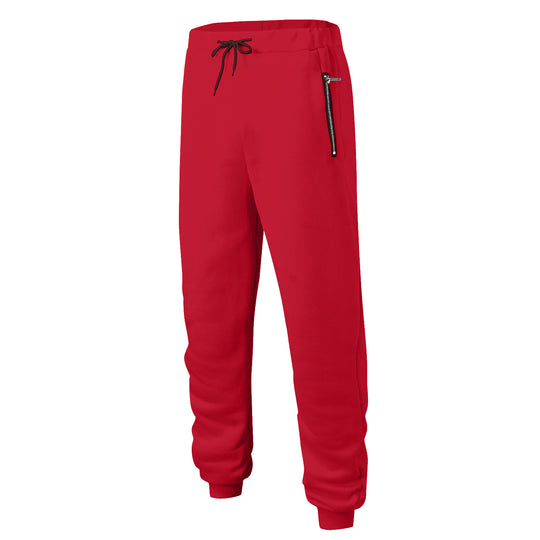 Herren Sportliche Jogginghose mit elastischem Bund und seitlichen Reißverschlusstaschen R&B