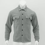 Herren lässige Hemdjacke mit praktischen Brusttaschen und strukturiertem Design R&B