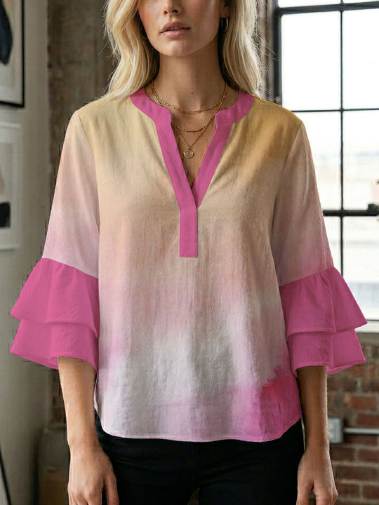 Damen Bluse mit wunderschönen floralem Design R&B