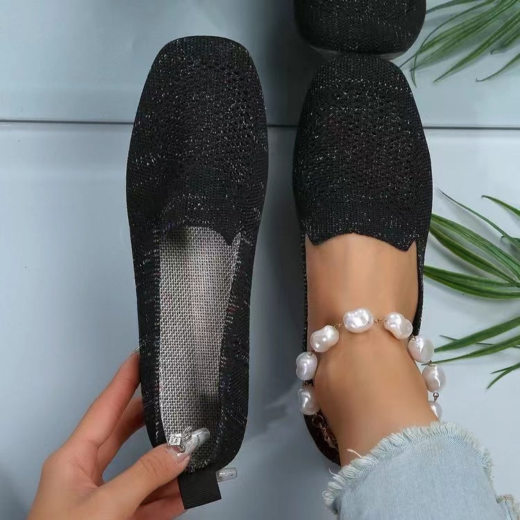 Damen Atmungsaktive Slip-On Schuhe aus Netzmaterial R&B