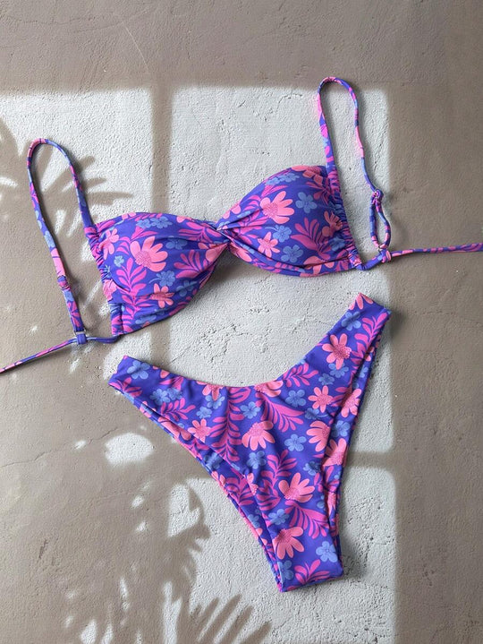 Damen Floral Bikini-Set R&B