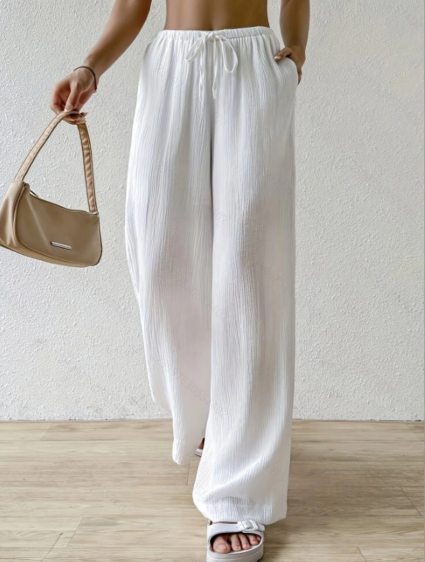 Damen weite Sommerhose mit Gummizug R&B