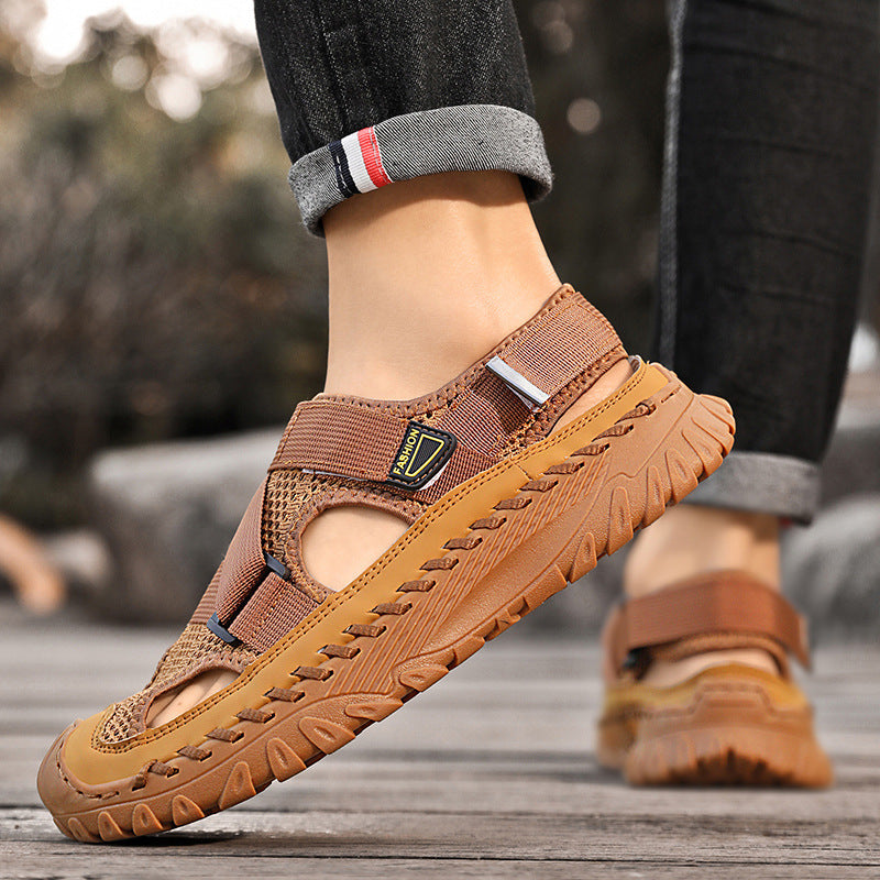 Damen Sportliche Aquasandalen mit verstellbaren Riemen und rutschfester Sohle R&B