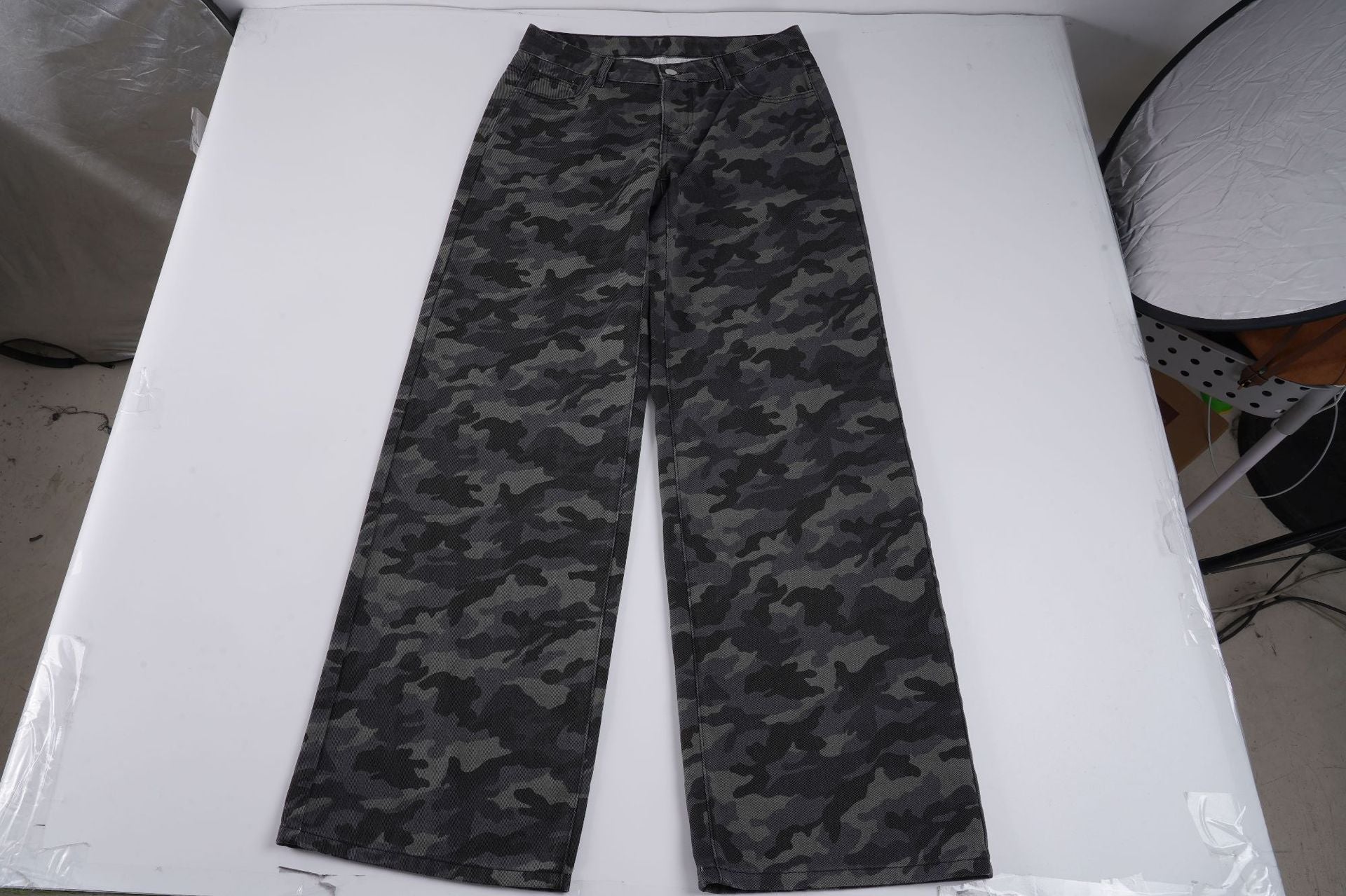 Damen Relaxed Fit Cargohose mit modischem Camouflage-Muster R&B