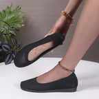 Damen Ballerinas aus atmungsaktivem Netzmaterial R&B