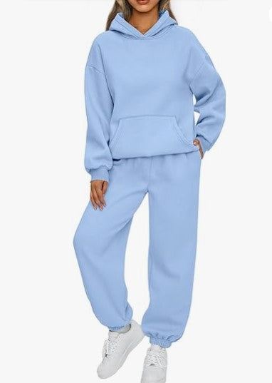 Damen Sportliches Sweatshirt- und Jogginghose-Set R&B