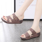 Damen Bequeme Clogs mit verstellbarem Riemen R&B
