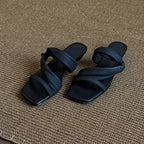 Damen modische Riemchen-Sandalen mit bequemer Fußbettgestaltung R&B