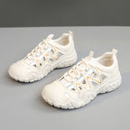 Damen Sportliche Freizeitschuhe mit atmungsaktiver Mesh-Oberfläche und dämpfender Sohle R&B