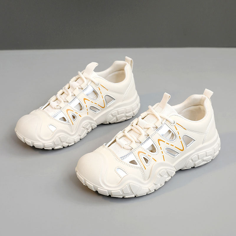 Damen Sportliche Freizeitschuhe mit atmungsaktiver Mesh-Oberfläche und dämpfender Sohle R&B