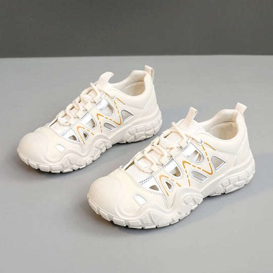 Damen Sportliche Freizeitschuhe mit atmungsaktiver Mesh-Oberfläche und dämpfender Sohle R&B