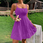Damen Sommerliches Kleid mit Volantdesign R&B