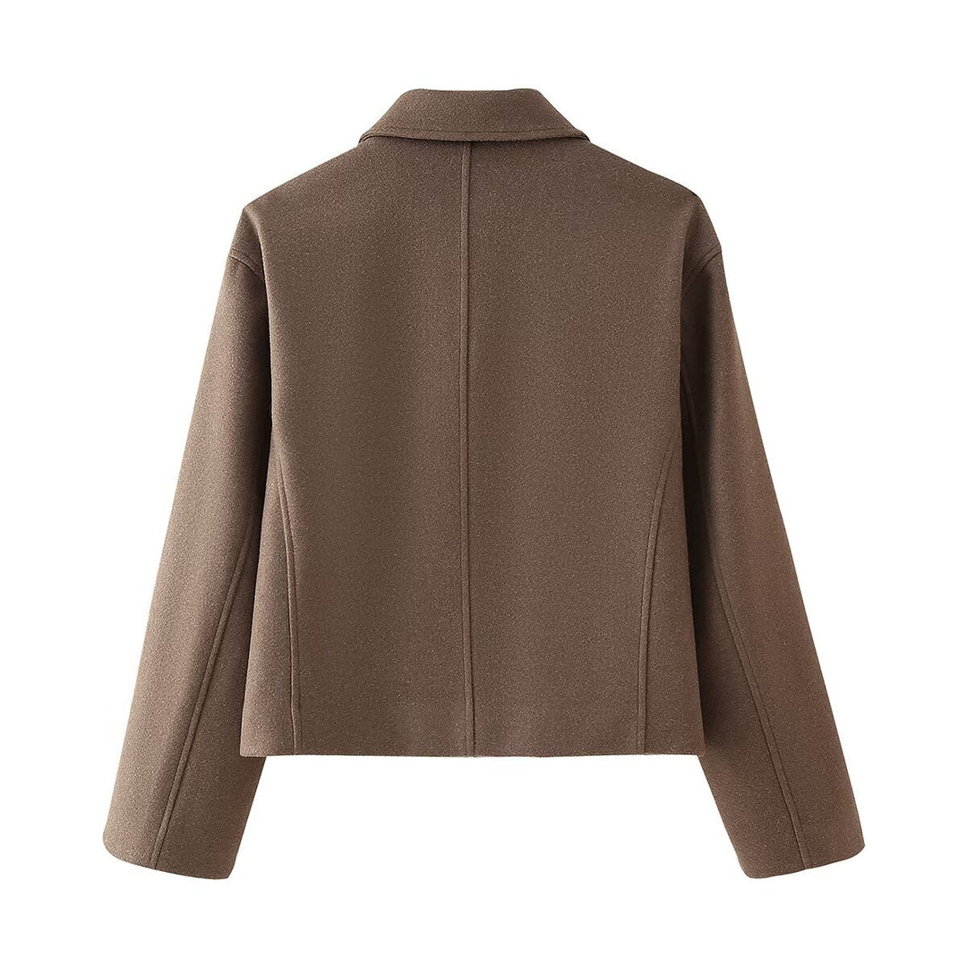 Damen Übergangsjacke mit Stehkragen und modernem Reißverschluss R&B