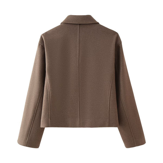 Damen Übergangsjacke mit Stehkragen und modernem Reißverschluss R&B