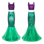 Damen Meerjungfrau-Kleid mit schimmerndem Oberteil und voluminösem Tüllrock R&B