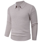 Herren lässiger Pullover mit modernem Kragen R&B