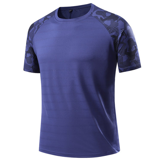 Herren nan atmungsaktives Funktionsshirt mit Raglanärmeln und Tarnmuster R&B
