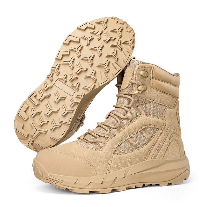 Herren Hohe Outdoor-Wanderschuhe mit rutschfester Sohle und atmungsaktivem Obermaterial