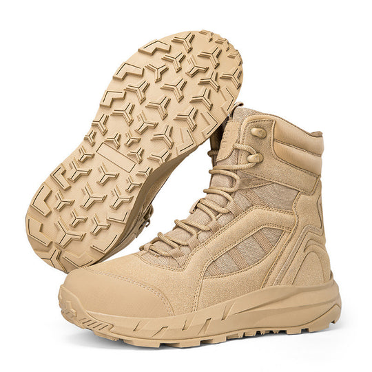 Damen taktische Outdoor-Stiefel mit rutschfester Profilsohle und atmungsaktivem Obermaterial R&B