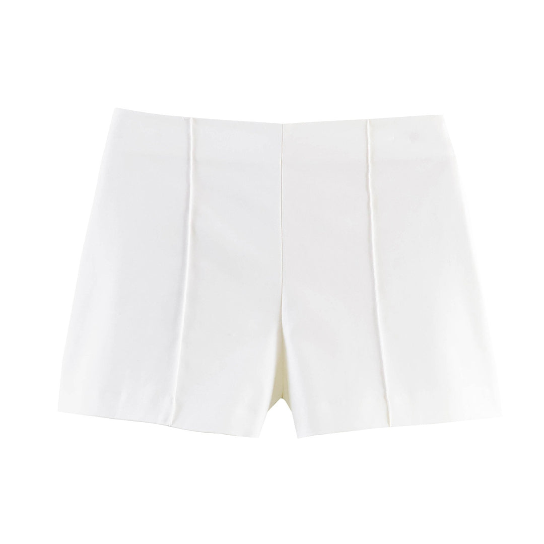 Damen elegante Shorts mit modernen Plissee-Details R&B