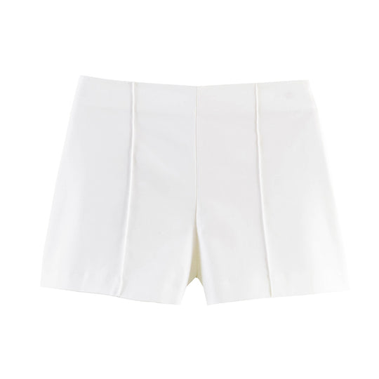 Damen elegante Shorts mit modernen Plissee-Details R&B