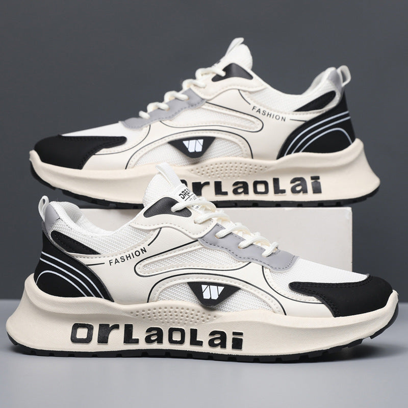 Damen Modische Lifestyle Sneakers mit rutschfester Sohle und atmungsaktiver Obermaterialstruktur R&B
