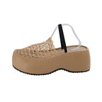 Damen Plattform-Sandalen mit innovativem Netzdesign und rutschfester Sohle R&B
