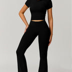 Damen Sportliche Leggings mit modischem Oberteil und innovativem Schnitt R&B