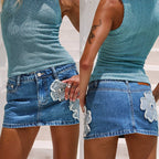 Damen Tanktop mit raffiniertem Glitzer-Effekt und figurbetontem Schnitt R&B