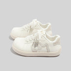 Damen Sneakers mit verspieltem Tiermotiv und weicher Dämpfung