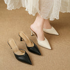 Damen Elegante Slingback-Pumps mit spitzem Zehenbereich und hohem Absatz R&B