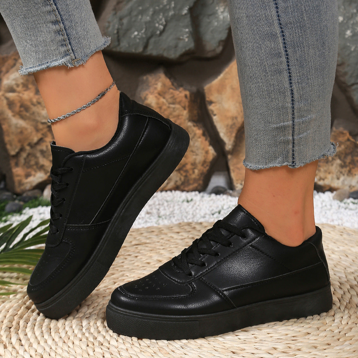 Damen Trendige Sneakers mit modischer Struktur R&B
