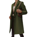 Damen Eleganter Wollmantel mit schmaler Silhouette und tiefen Taschen R&B