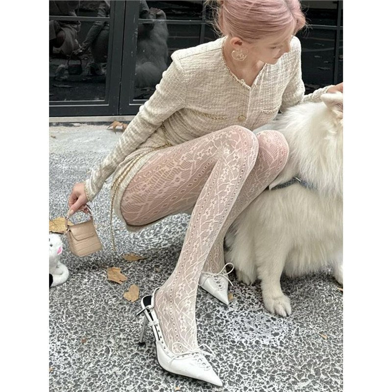 Damen elegante Slingback-Pumps mit modischem Schnürdesign R&B