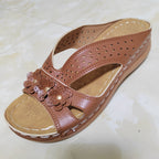 Damen Komfortable Sandalen mit floralem Design und atmungsaktivem Obermaterial R&B
