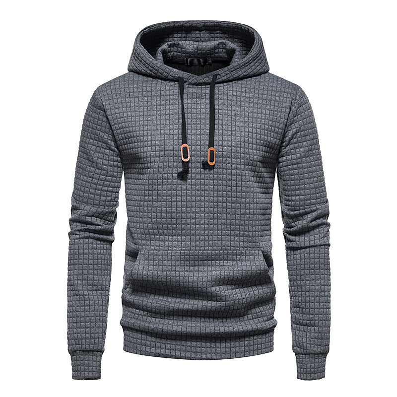 Herren modischer Kapuzenpullover mit strukturierter Oberfläche R&B