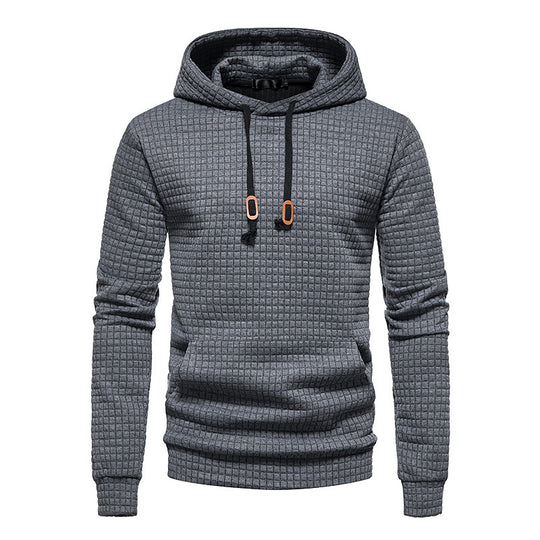Herren modischer Kapuzenpullover mit strukturierter Oberfläche R&B