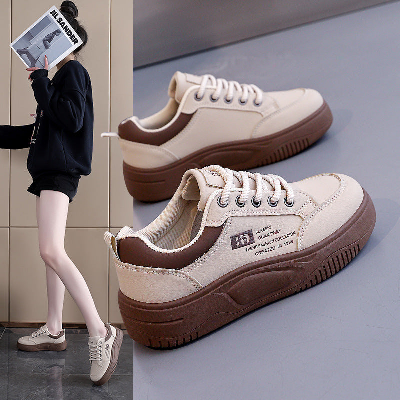 Damen Sneakers mit dickem Komfortprofil und atmungsaktiver Sohle R&B