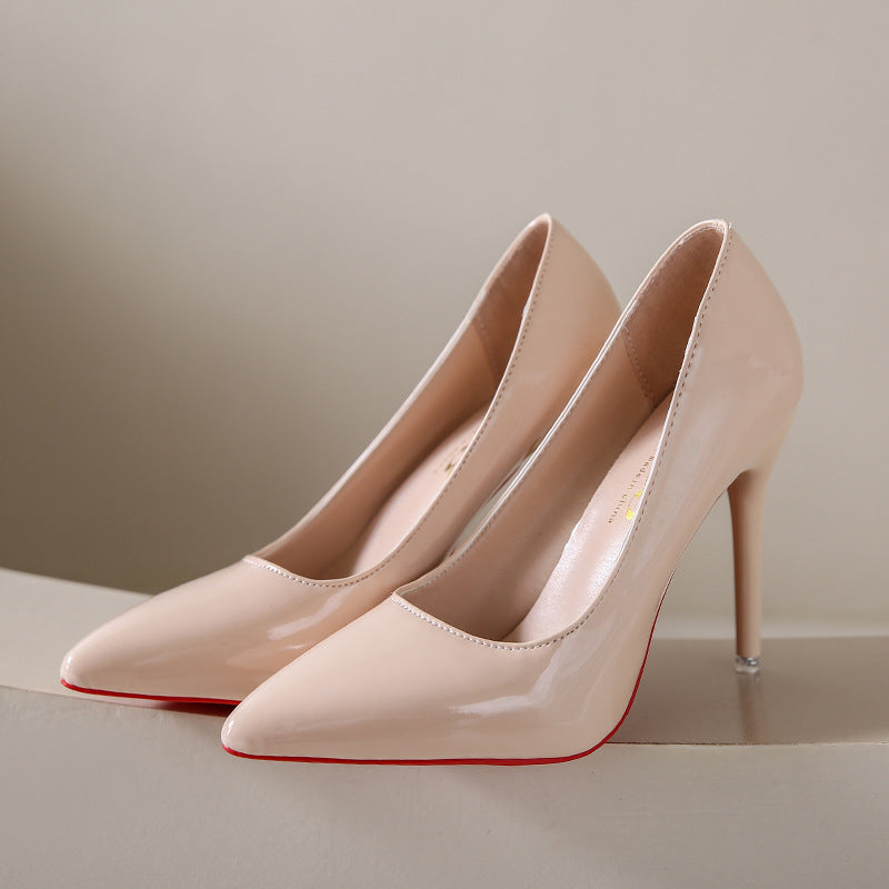 Damen elegante Stiletto-Pumps mit modischer Spitzenform R&B