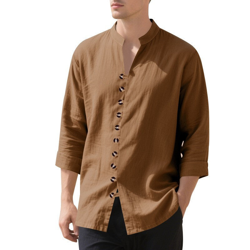 Herren Hemd mit innovativem Designschnitt und hochwertigen Materialien R&B