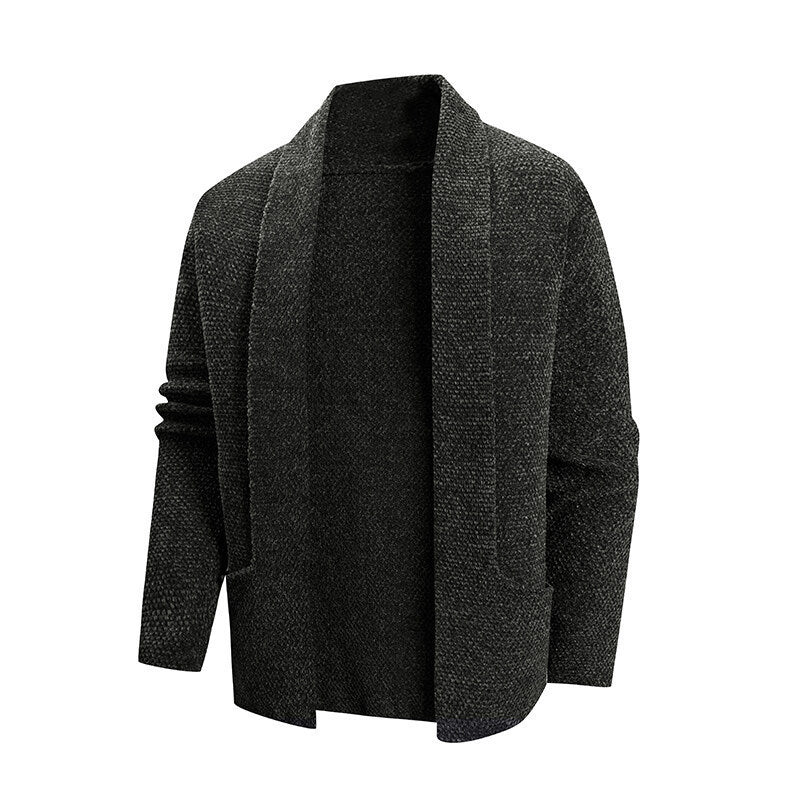 Damen lässige Strickjacke mit offenem Schnitt R&B