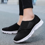 Damen Leichte und atmungsaktive Slip-On Sneakers mit flexiblem Obermaterial