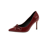 Damen elegante High Heels mit Schleifenakzent R&B