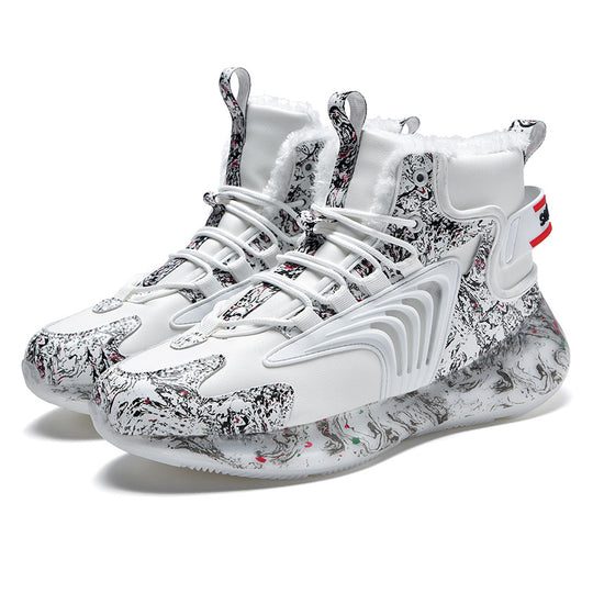 Damen High-Top Sneakers mit isoliertem Innenfutter und rutschfester Sohle R&B