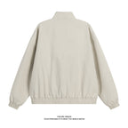 Damen modische Übergangsjacke mit hohem Kragen und praktischen Druckknopfdetails R&B